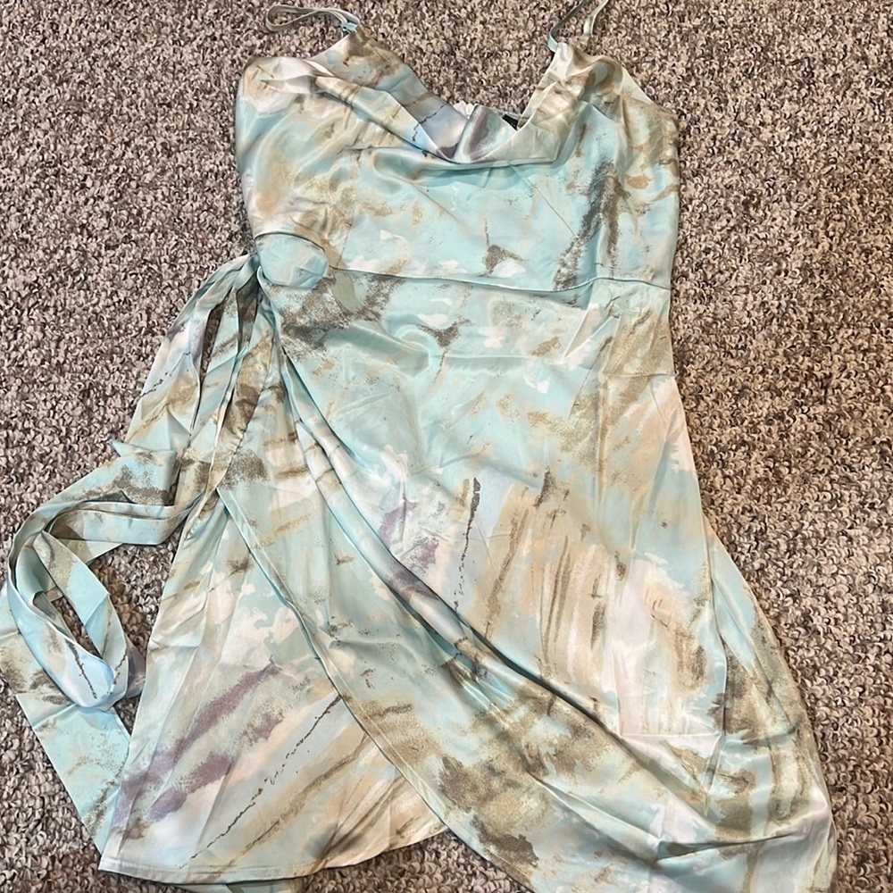 New silk dress